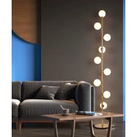 160 x 30 Cm 9 Lamp Modern LED Floor Lamp Stylish And Functional Balck